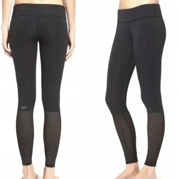 Splits59 Hurdle Mesh Panel Leggings in Black Size M - Picture 1 of 9
